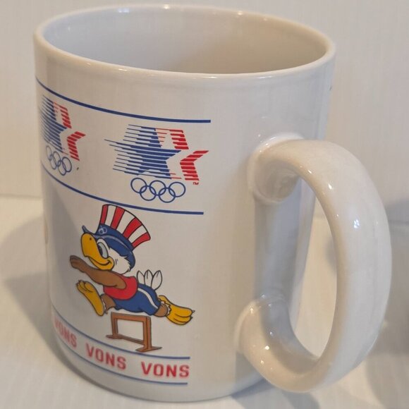 Sam the Eagle VONS Coffee Mug 1984 Los Angeles Summer Olympics PAPEL Set of 4 - Picture 10 of 15